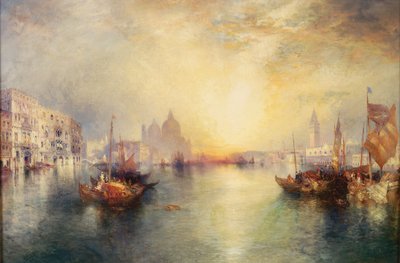 Entrada al Gran Canal, Venecia, 1905 de Thomas Moran